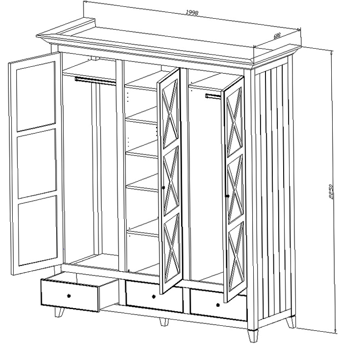 Шкаф в прихожую с распашными дверями своими руками чертежи и размеры