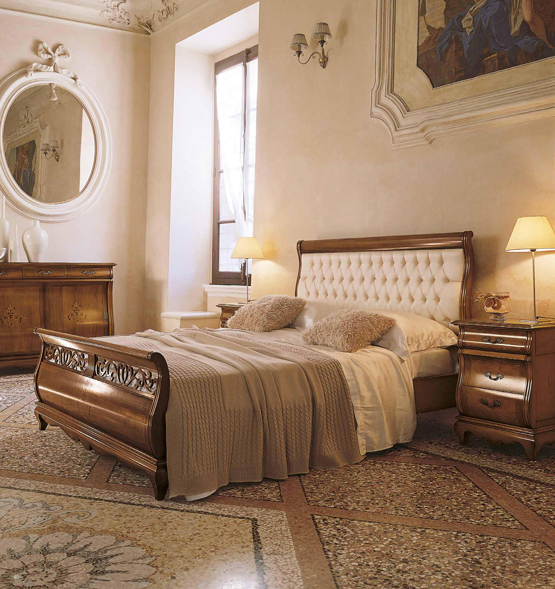 Спальня массив в классическом стиле